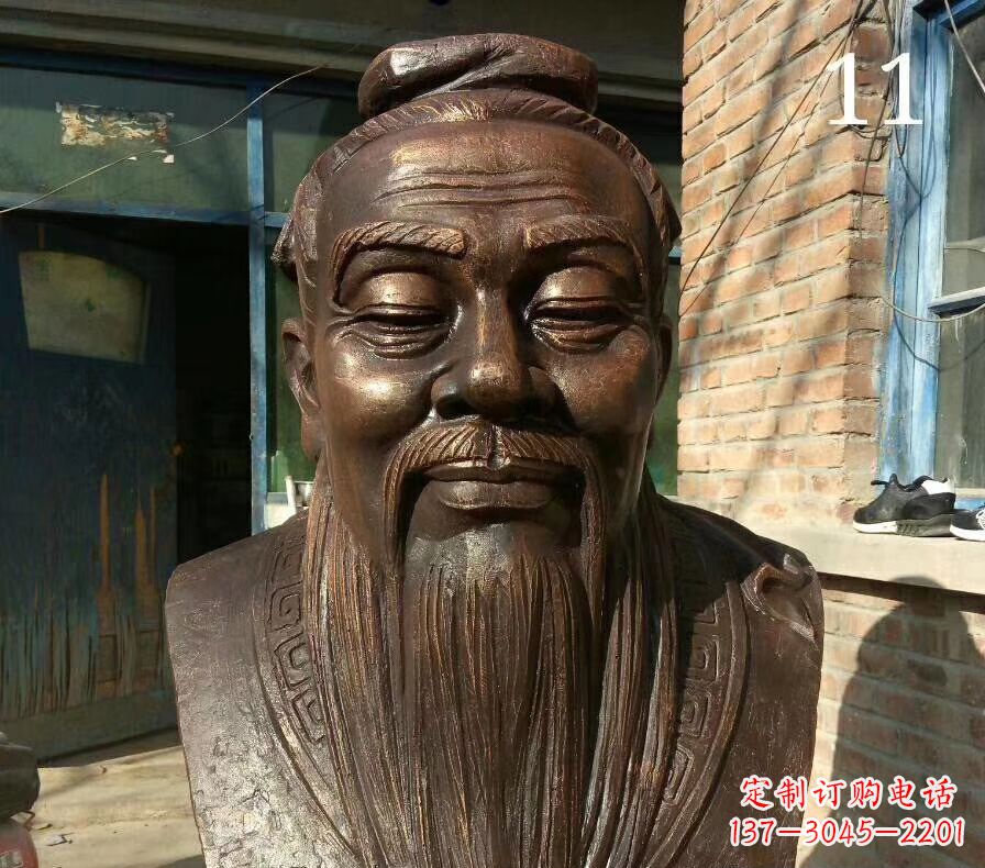 重庆校园名人铜雕 人物雕塑