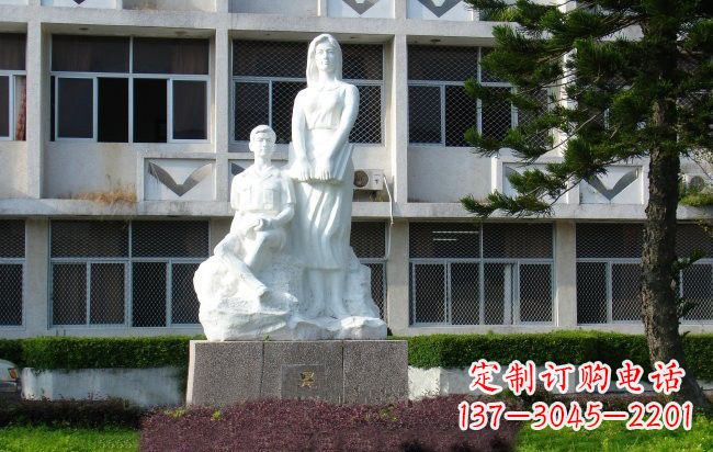 重庆校园人物晨读的学生