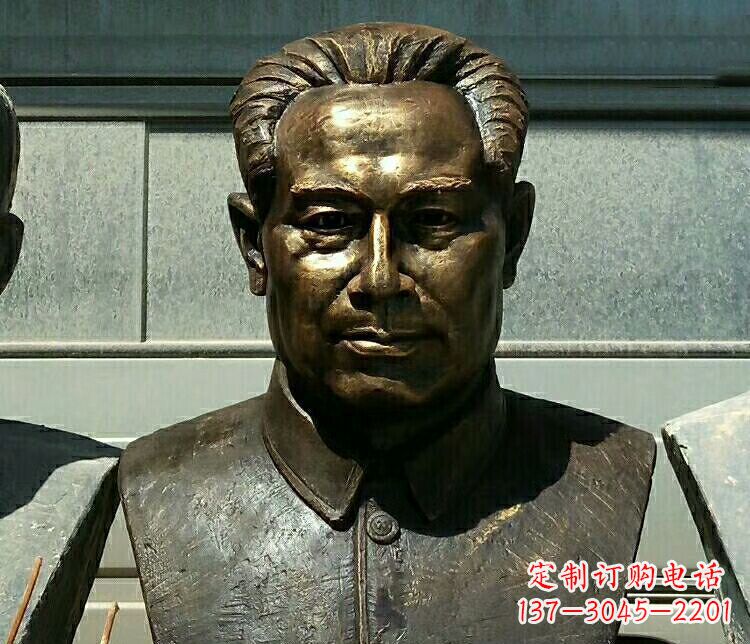 重庆校园周恩来胸像铜雕