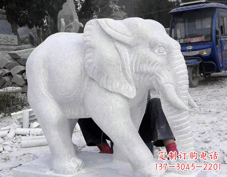 重庆写实大象石雕