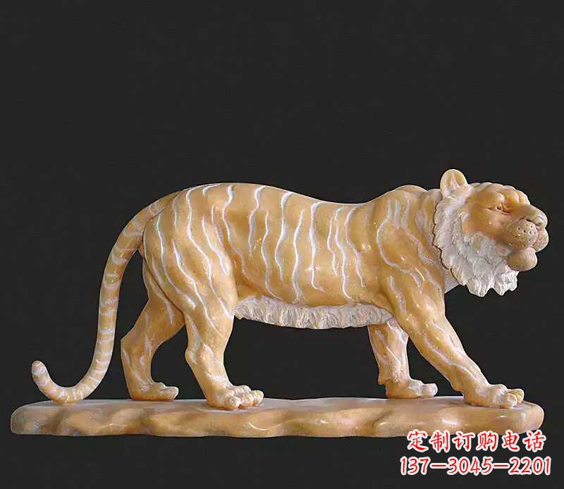重庆行走老虎石雕动物雕塑