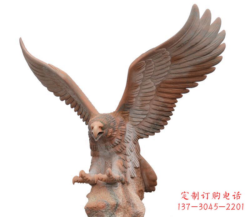 重庆雄鹰展翅石雕