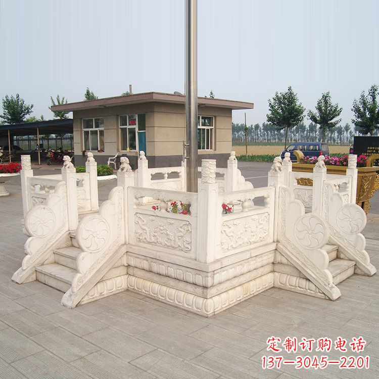 重庆学校校园芝麻白广场升旗台