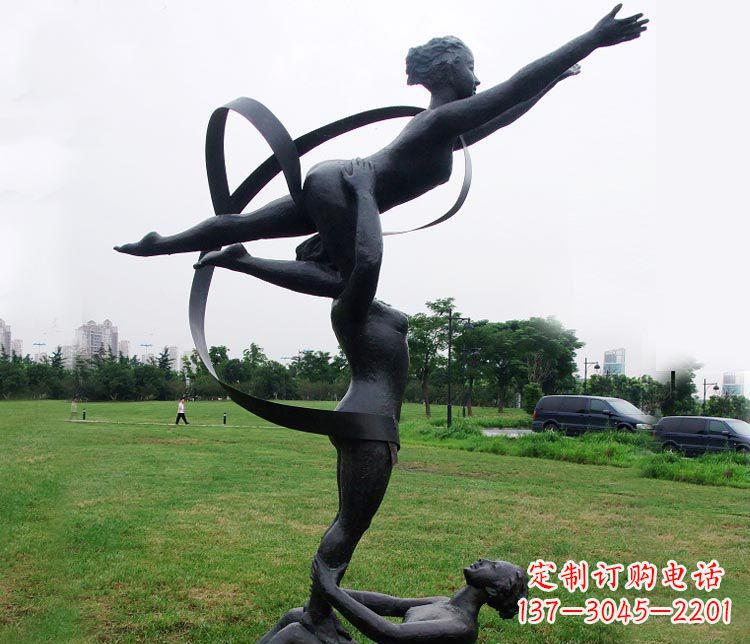 重庆艺术体操运动员雕塑