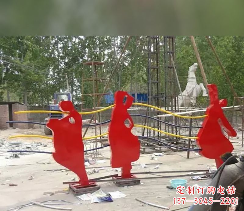 重庆音符剪纸雕塑不锈钢