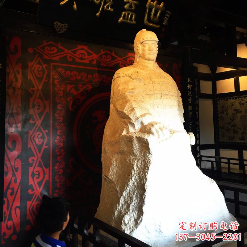 重庆英雄盖世楚霸王石雕像