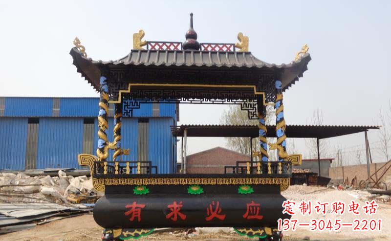 重庆有求必应香炉寺庙铜雕