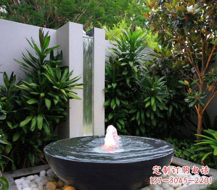 重庆鱼缸石雕喷泉