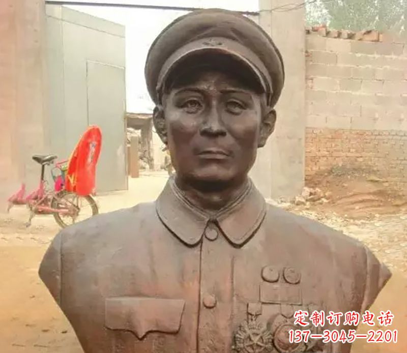 重庆元帅名人胸像铜雕