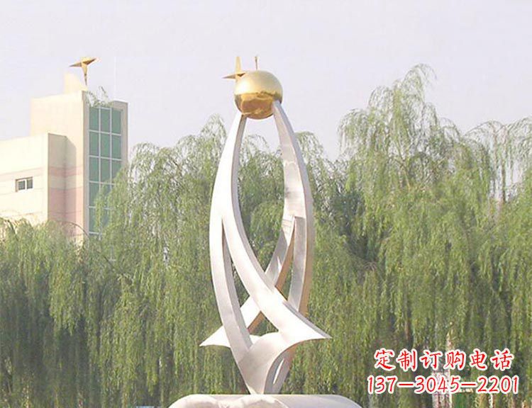 重庆园林不锈钢创意书籍雕塑 