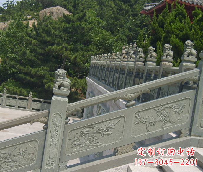 重庆园林仿古石栏板景观石雕 (4)