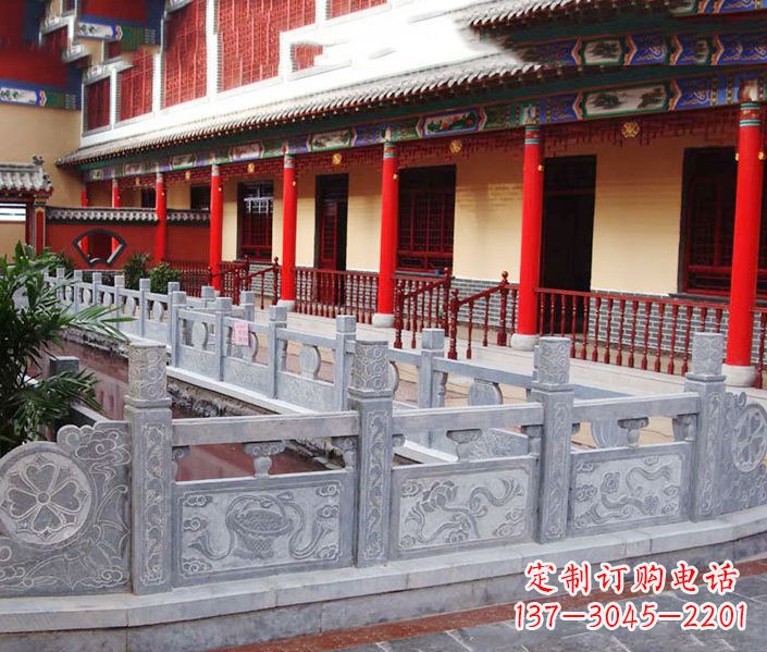 重庆园林仿古石栏板景观石雕 (12)