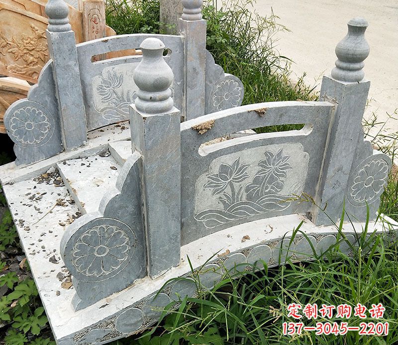 重庆园林仿古石栏板景观石雕_1 (2)