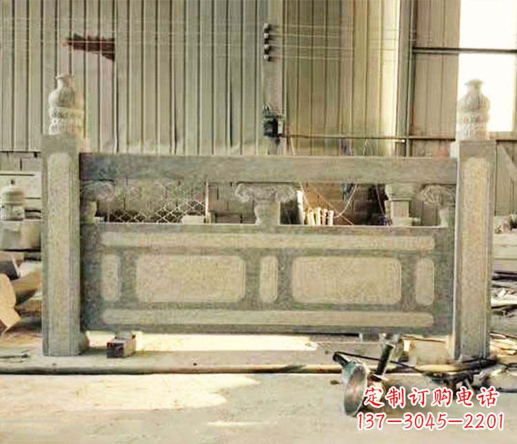 重庆园林仿古石栏板景观石雕