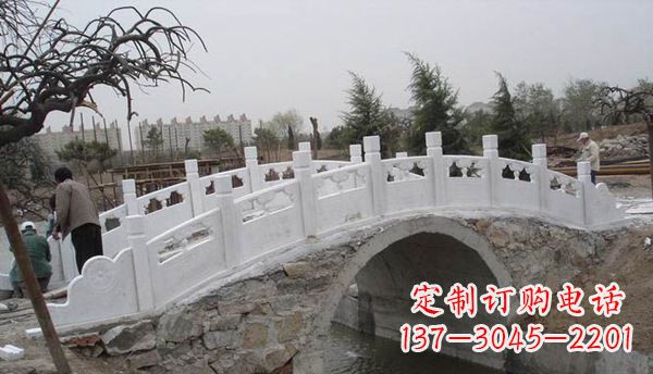 重庆园林汉白玉大桥栏板景观石雕
