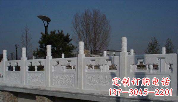 重庆园林汉白玉栏板景观石雕