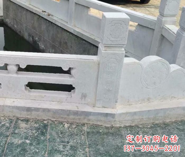 重庆园林景观大理石栏板雕塑 (7)
