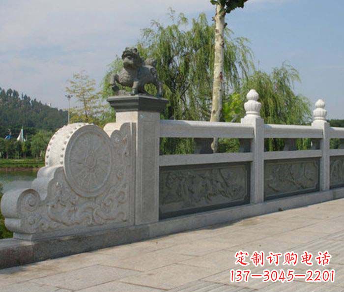 重庆园林景观大理石栏板雕塑