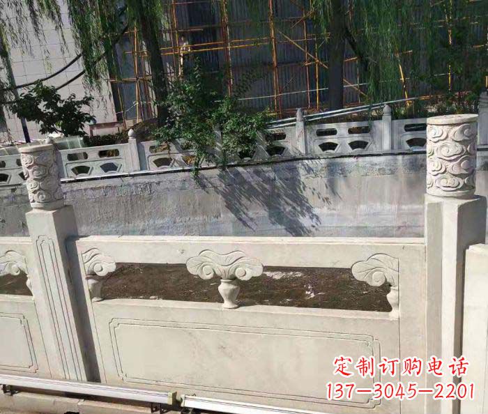 重庆园林景观大理石栏板石雕 (6)
