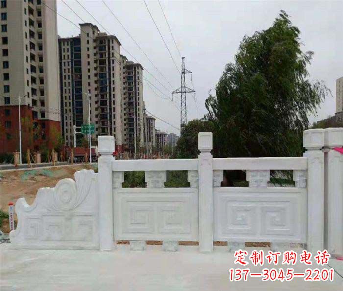 重庆园林景观大理石栏板石雕 (5)