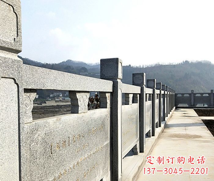 重庆园林景观大理石栏板石雕 (14)