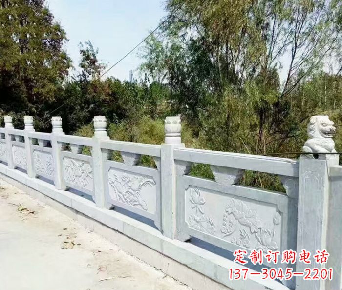 重庆园林景观大理石栏板石雕_1