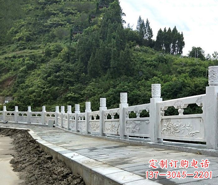 重庆园林景观大理石栏板石雕_2