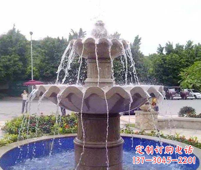 重庆园林景观大理石喷泉石雕