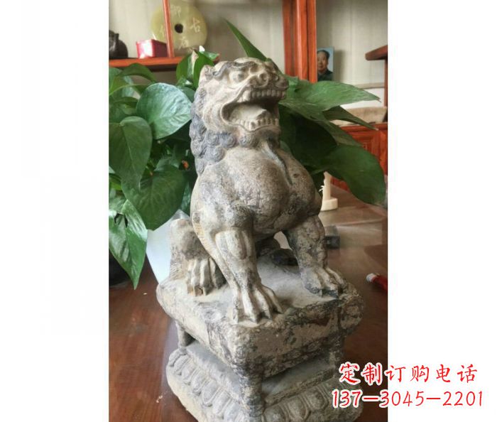 重庆园林景观大理石狮子石雕