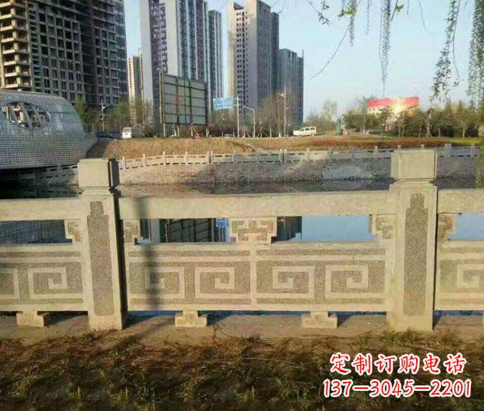 重庆园林景观仿古石雕栏板 (3)