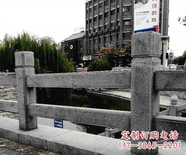 重庆园林景观仿古石雕栏板 (9)