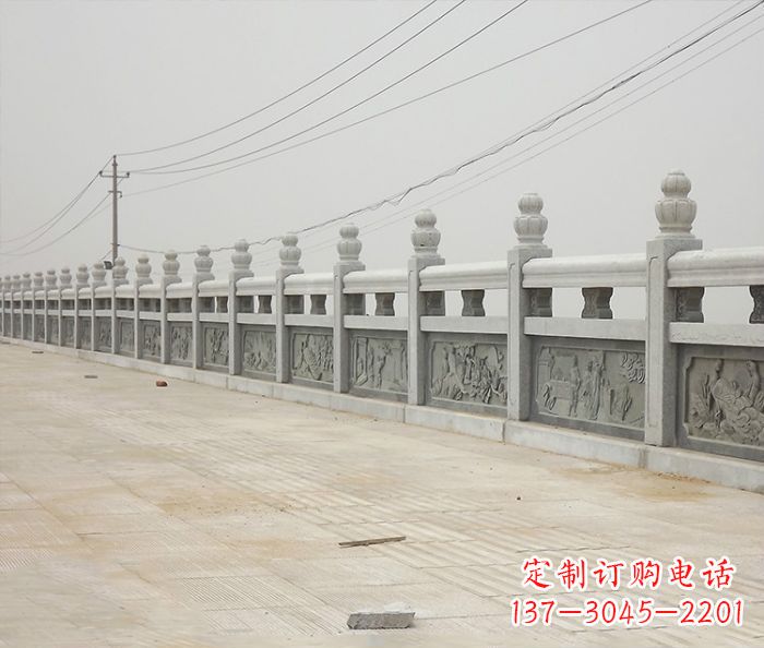 重庆园林景观仿古石雕栏板_2