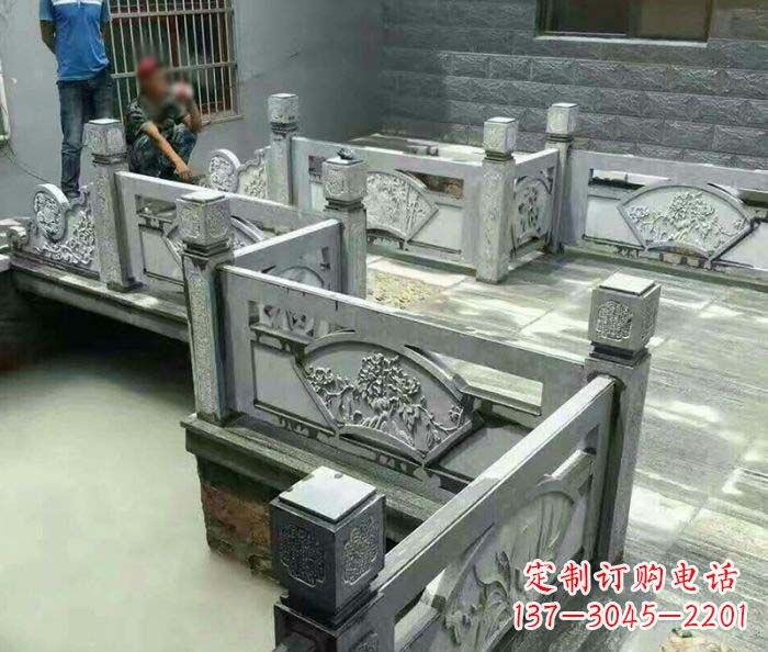 重庆园林景观仿古石浮雕栏板 (4)
