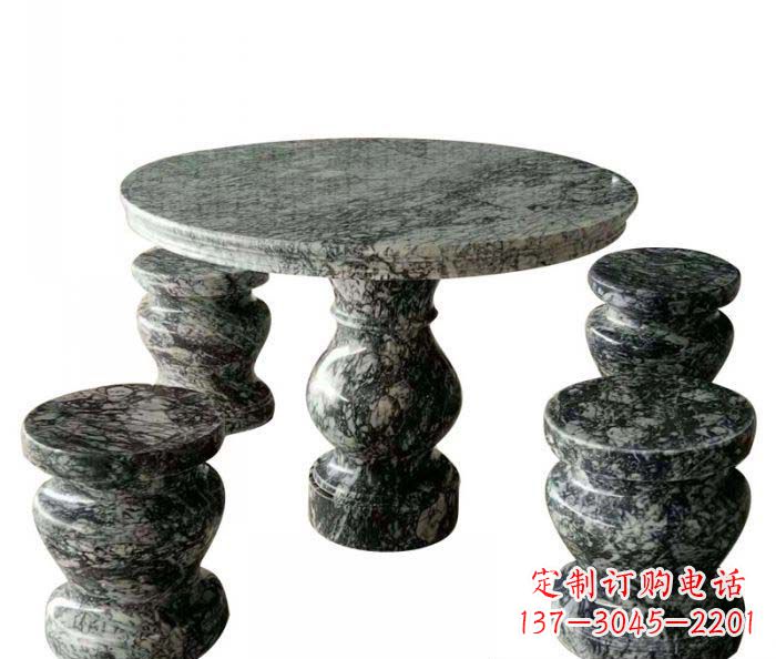 重庆园林景观圆形石桌凳