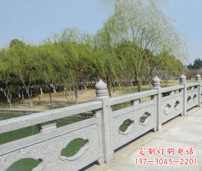 重庆园林景观真山桥石雕栏板