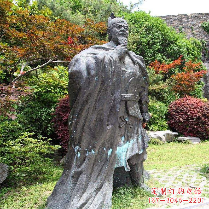 重庆园林历史人物明太祖朱元璋雕塑