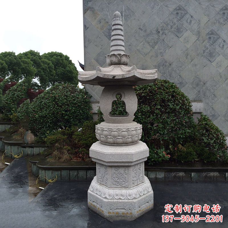 重庆园林石雕灯笼