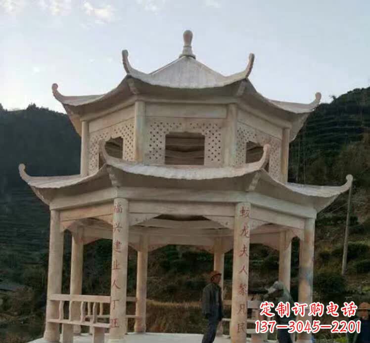 重庆园林石雕凉亭