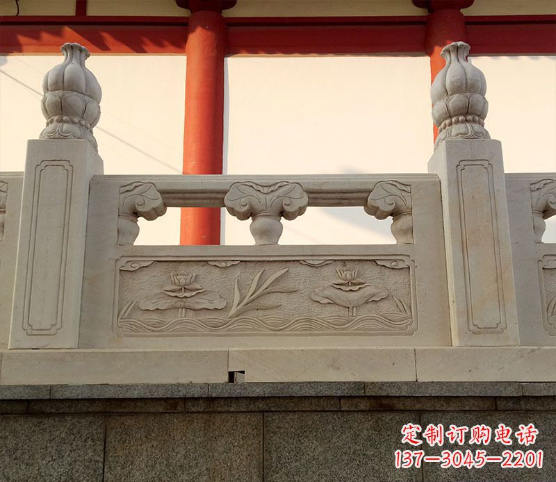 重庆园林石浮雕栏板景观石雕 (2)
