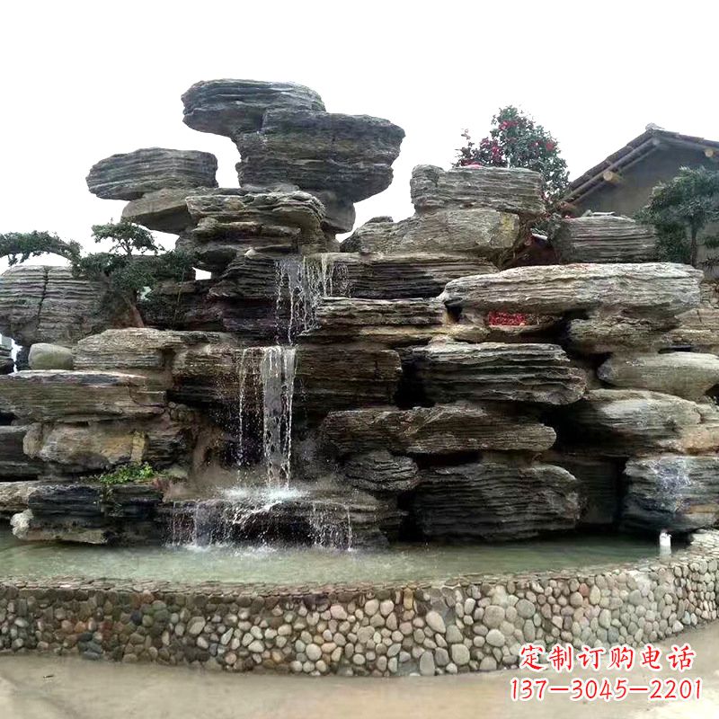 重庆园林塑石假山流水