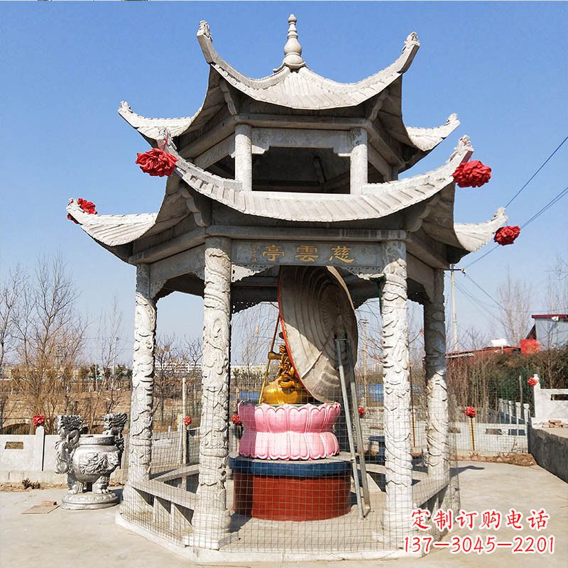 重庆园林亭子双层凉亭