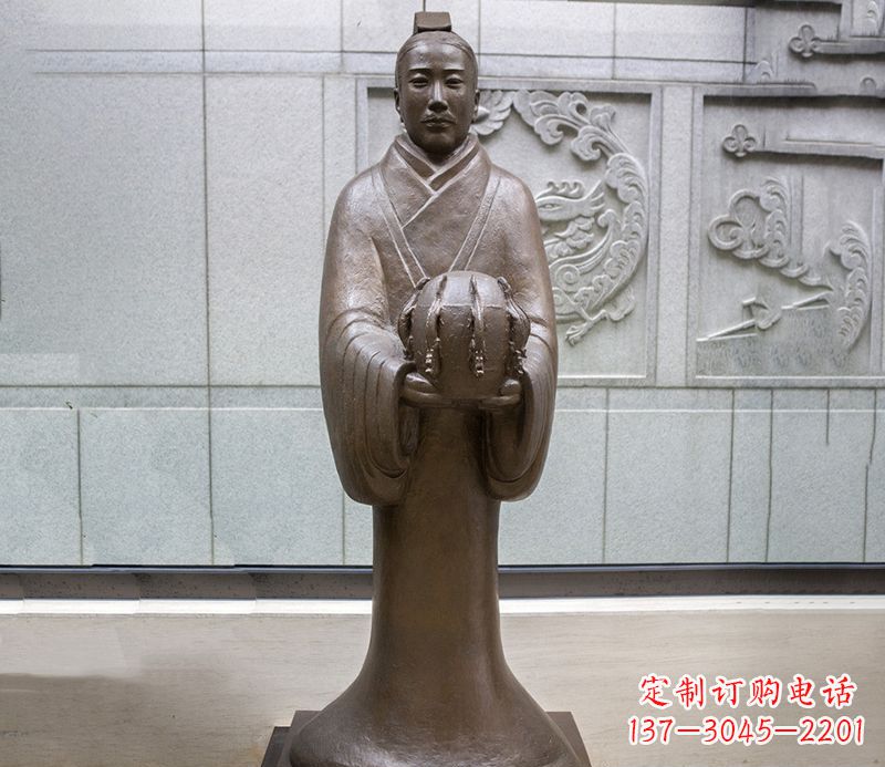 重庆张衡科学家 人物铜雕