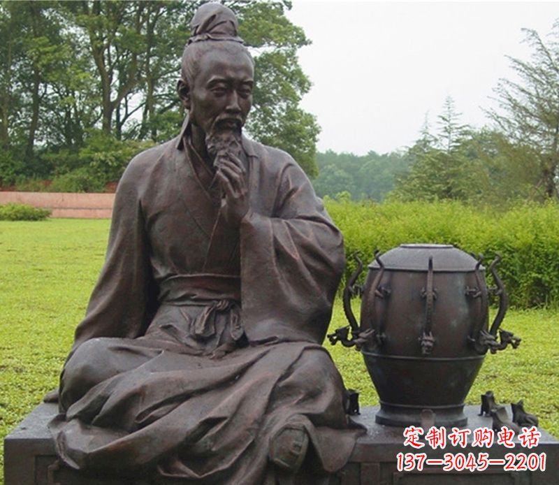 重庆张衡科学家铜雕
