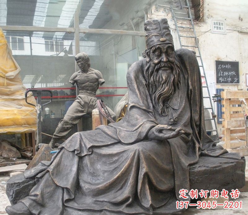 重庆张仲景铜雕