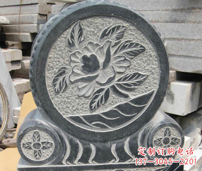 重庆招财抱鼓石仿古石门墩