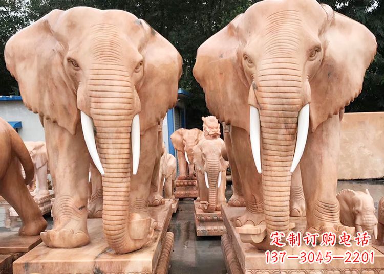 重庆招财大象石雕