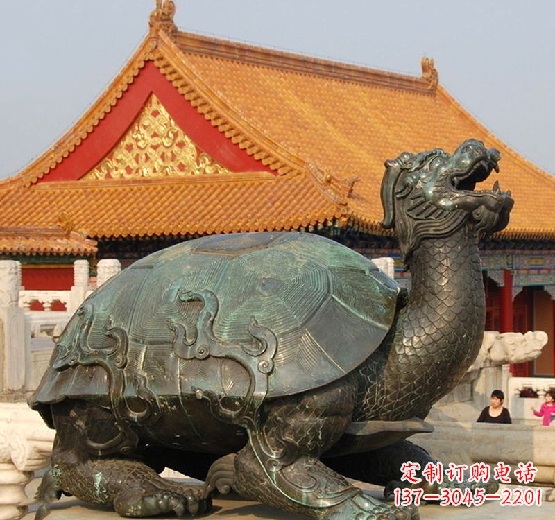 重庆招财龙龟铜雕塑
