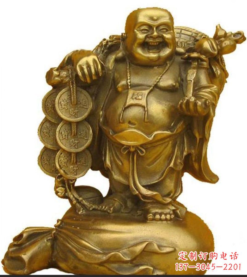 重庆招财弥勒佛铜雕