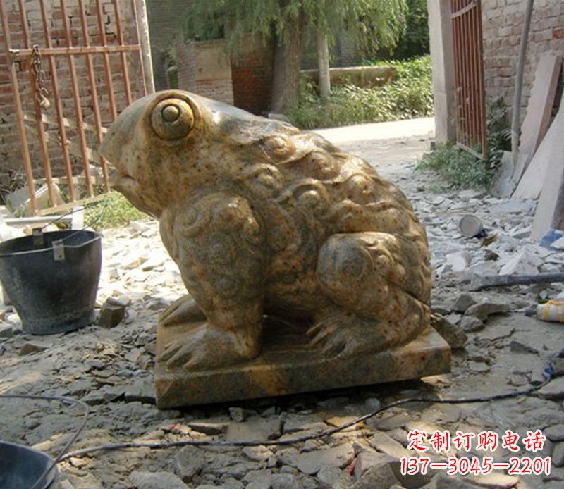 重庆招财青蛙石雕