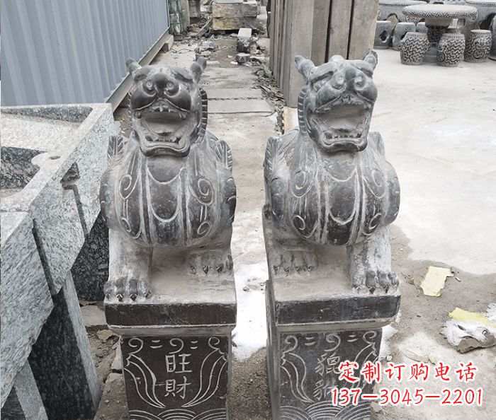 重庆招财神兽貔貅石雕 (2)